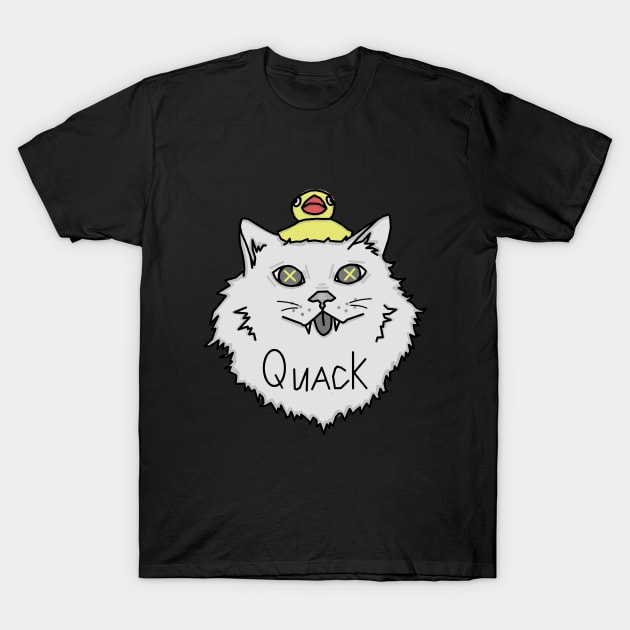 cat and duck T-Shirt by ASSAMI